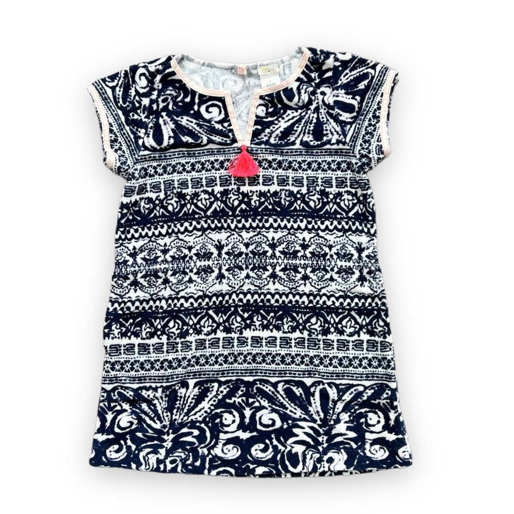 Crewcuts Girl’s Blue Terry Dress or Swim Cover Up Size 5